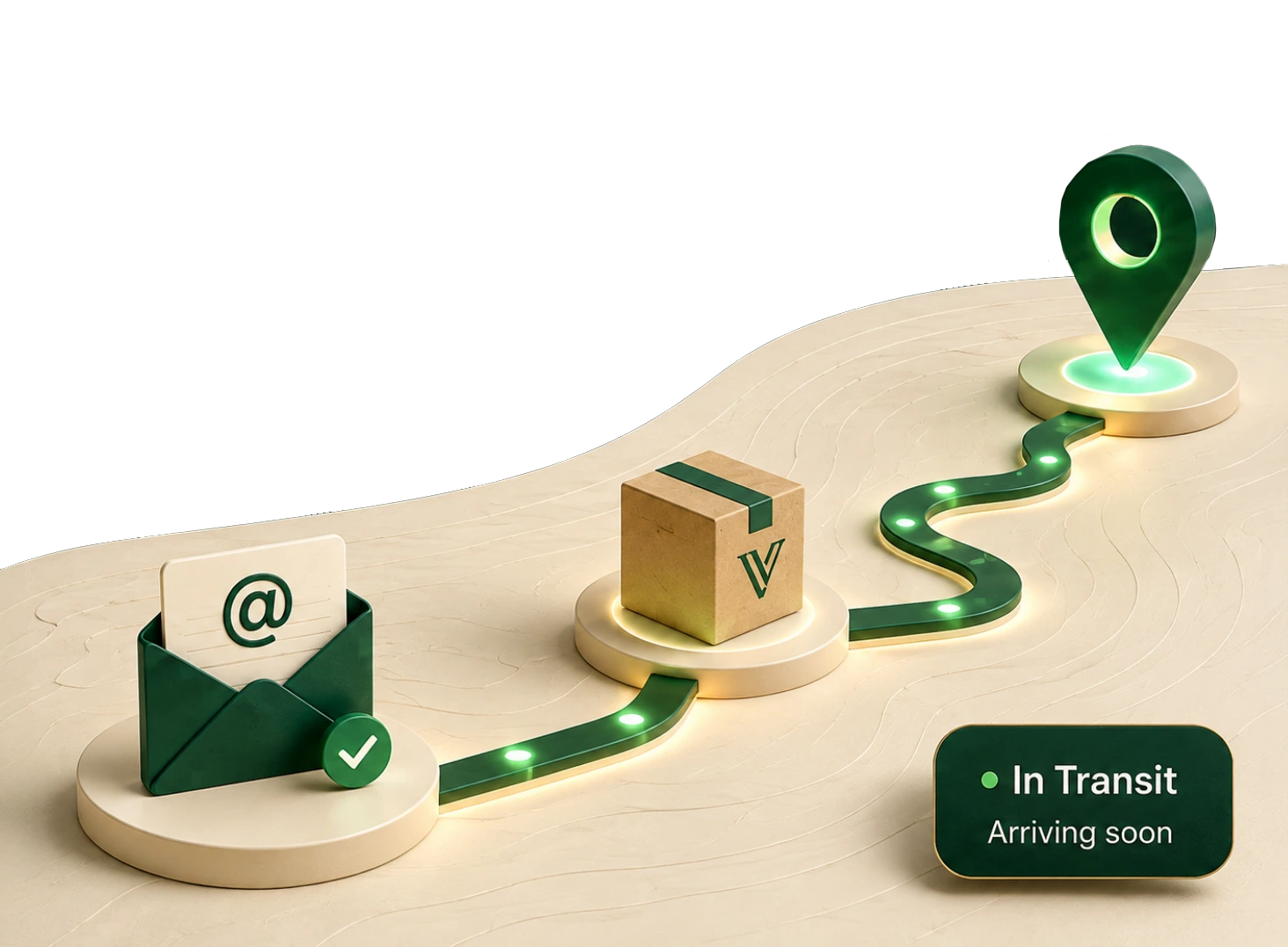 Package tracking illustration