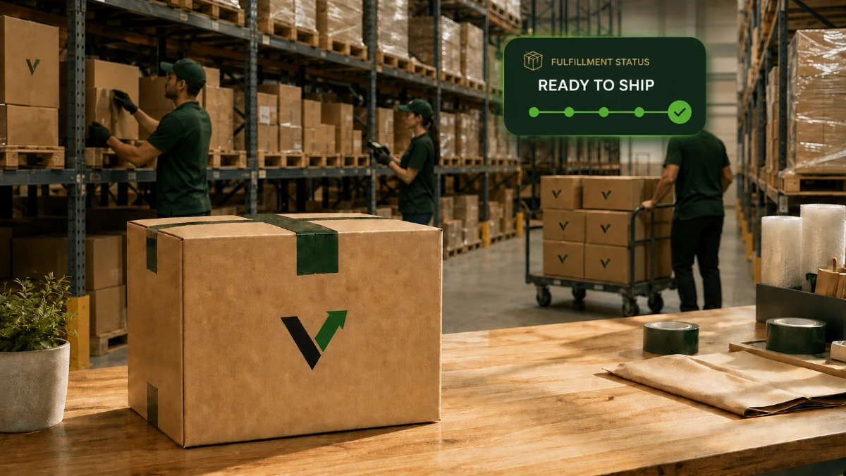 A Vertex parcel delivered on a doorstep